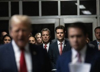 House GOP escalates war on Justice Dept. as members flock to Trump trial