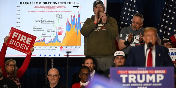 A look at Trump’s misleading, inaccurate graph of U.S. immigration