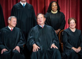 Alito’s account of the upside-down flag doesn’t fully add up. Here’s why.