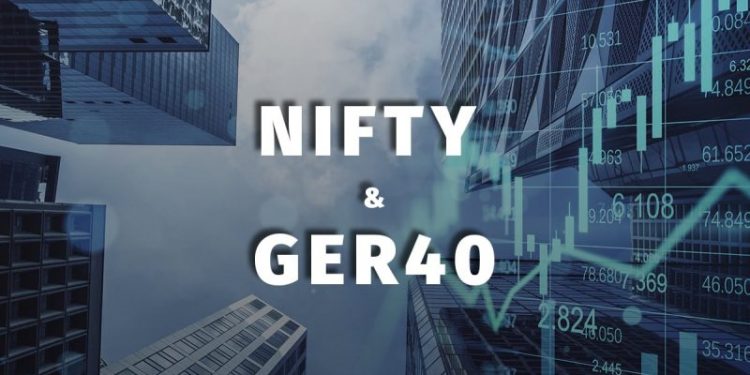 The Nifty pulls back while the German 40 starts to recover