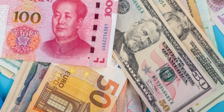 The Euro index is increasing and the Yen index is stagnating