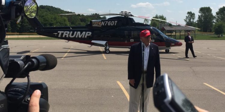 The other problem with Donald Trump’s helicopter ride story