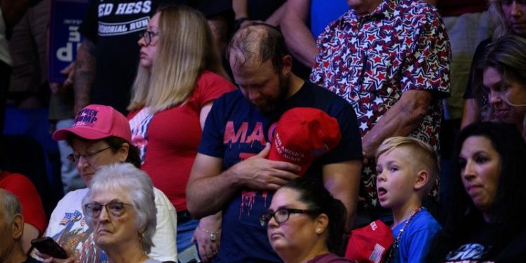 Post-debate, Trump consoles himself with (other people’s) faith