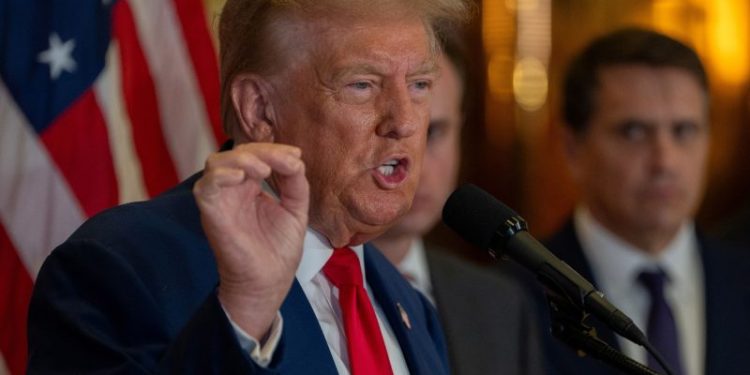 Trump rants, resurfaces sexual assault allegations for 49 unfocused minutes