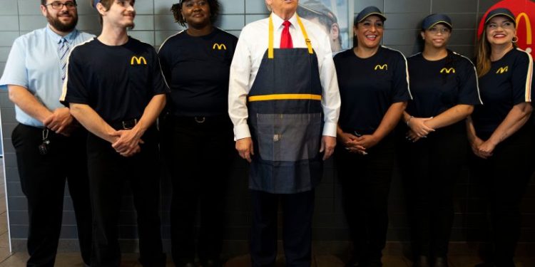 No, McDonald’s didn’t confirm Trump’s baseless claim about Kamala Harris