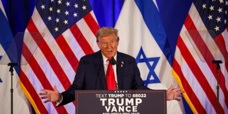 Trump, who has criticized Jewish Democrats, blames their party for antisemitism