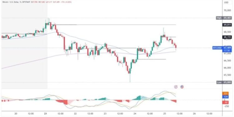 Bitcoin and Ethereum: continued bearish pressure on Friday